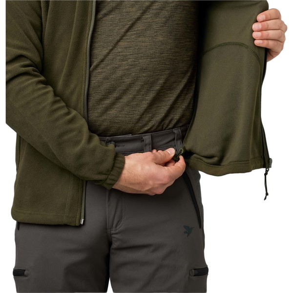 Seeland Herren Benjamin Fleece 13021552204 - Kieferngrün